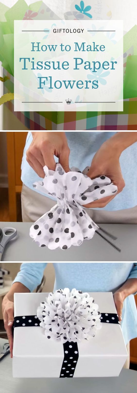 Giftology: How to Make Tissue Paper Flowers | Learn the art of gift wrapping from the experts at Hallmark. Watch our easy video