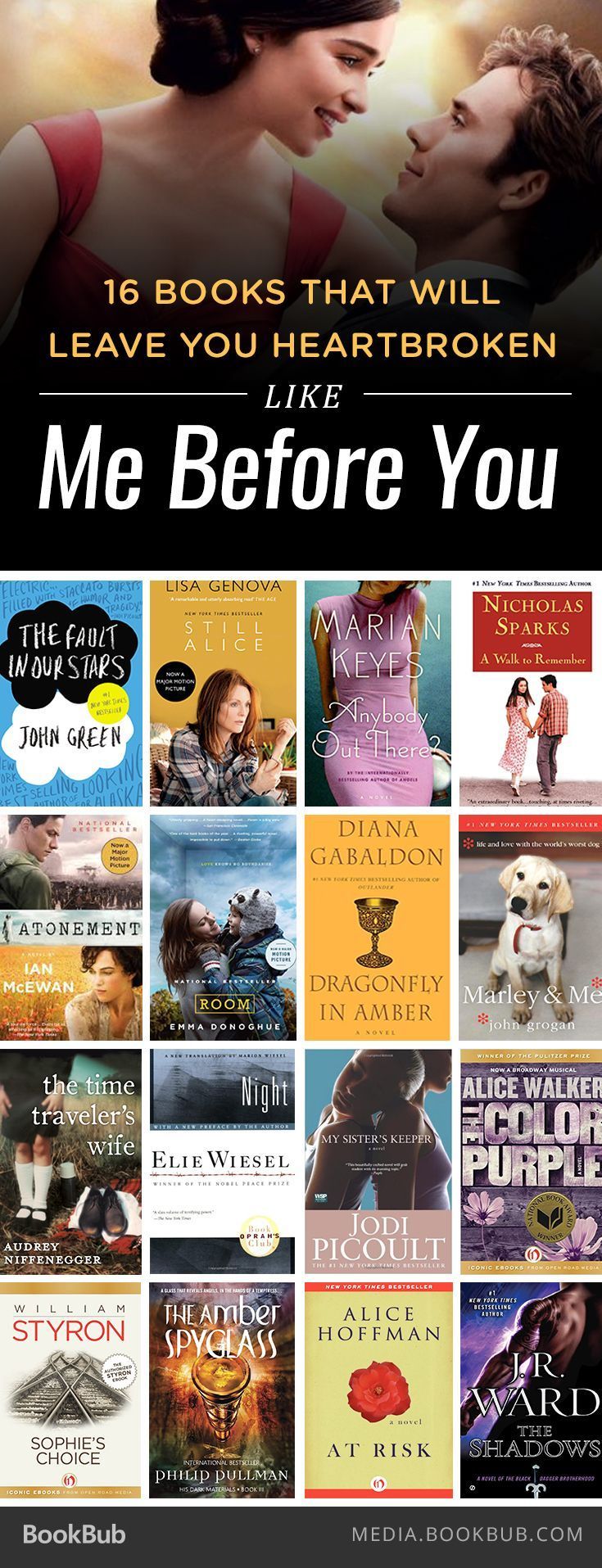 Grab the tissues! These 16 books will leave you heartbroken like Jojo Moyess Me Before You.