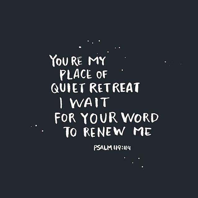 I wait for your Word to renew me.” Psalm 119:114 www.sdahymnal.net/