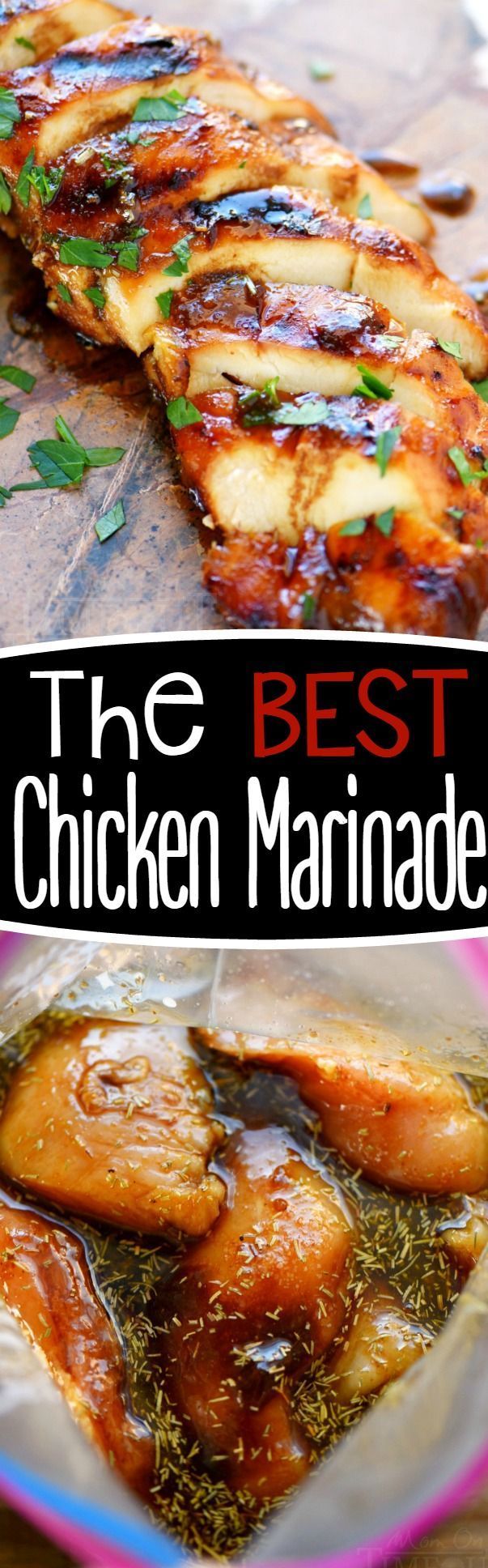 Look no further for the Best Chicken Marinade recipe ever! This easy chicken marinade recipe is going to quickly become your