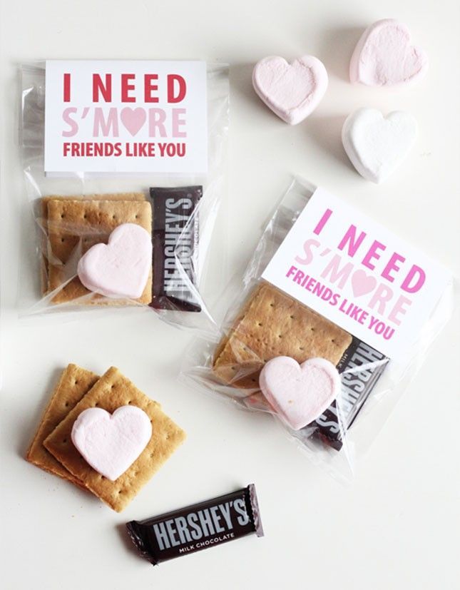 These Smores are such a good Galentine idea.
