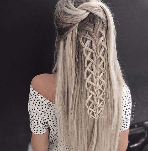 This braid by the beautiful hair 2017