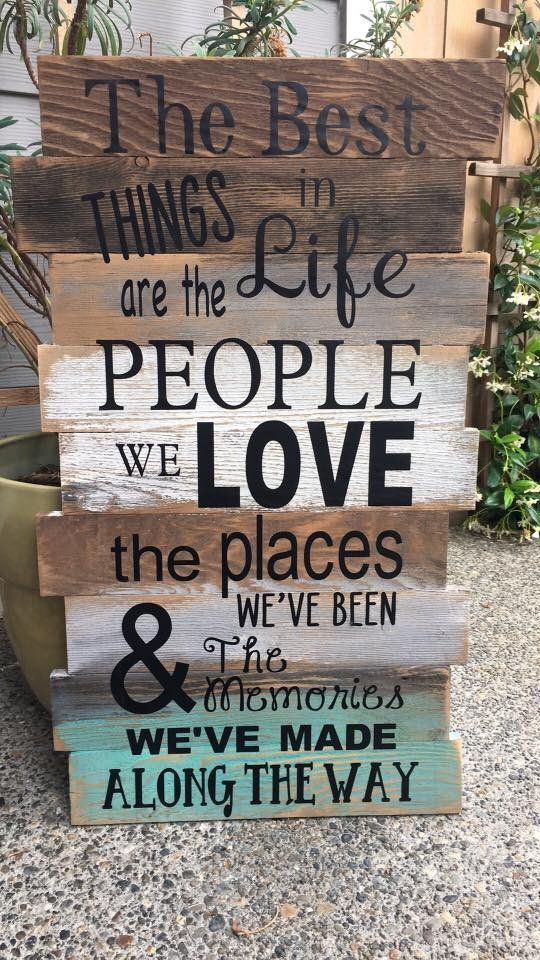This Incredible pallet custom wood sign says it all! These are hand painted, lightly sanded and made from new wood right here in