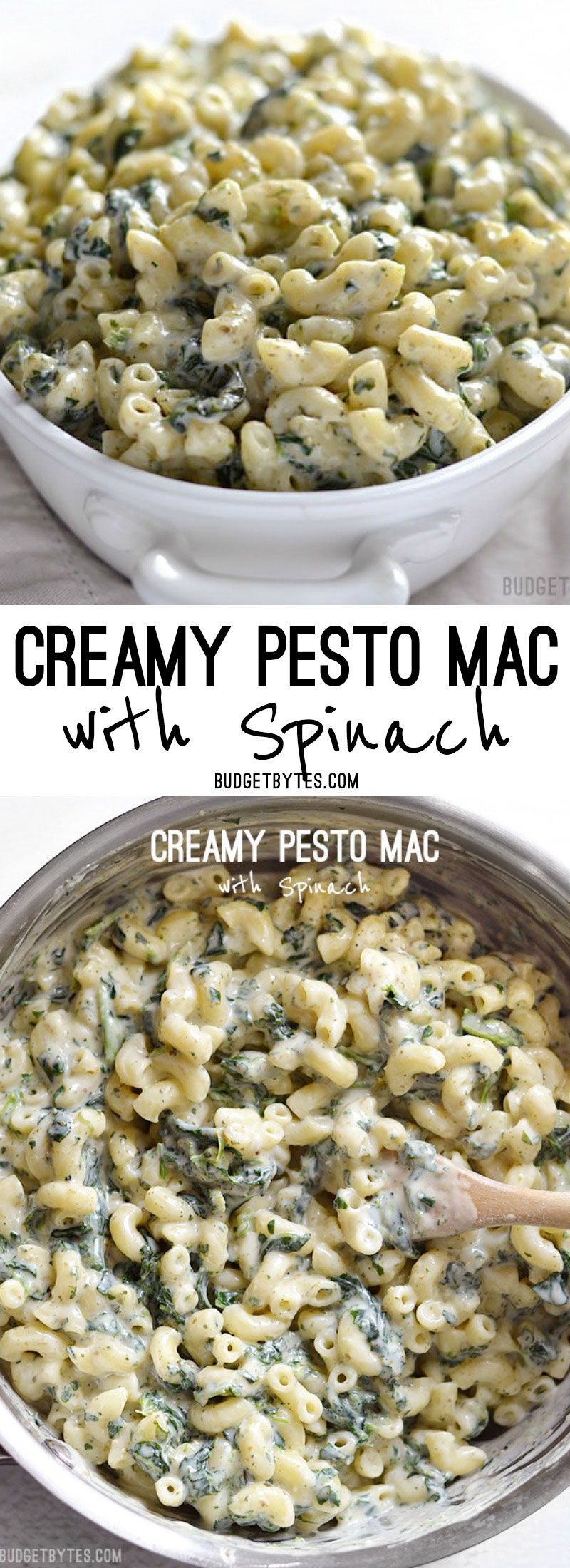 This simple creamy sauce packs huge flavor thanks to a small dollop of basil pesto. Creamy Pesto Mac is creamy comfort with some