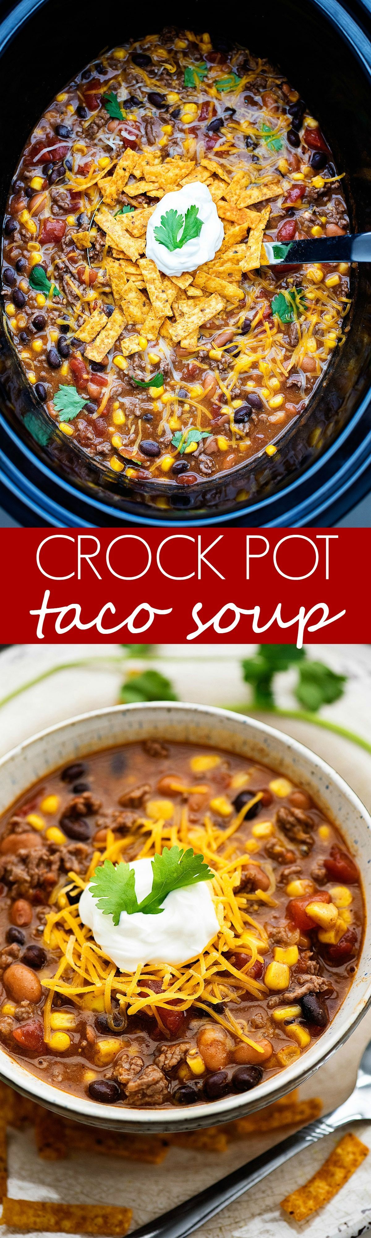 This taco soup could not be any easier to make AND it tastes so delicious!
