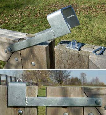 Throw Over Gate Loop – latch two gates that meet in the middle of an opening $37- $47