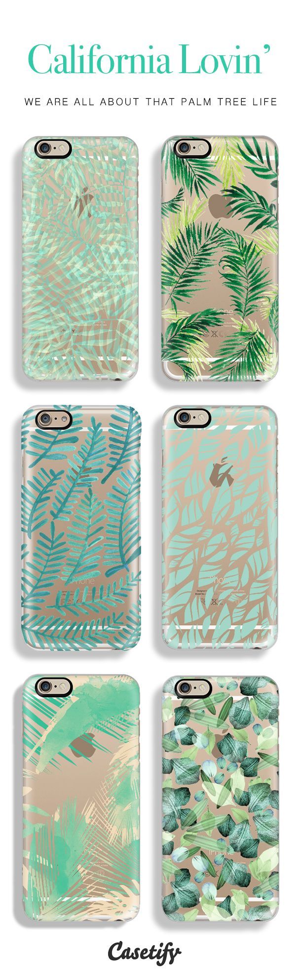 Top 6 palm tree iPhone 6 protective phone cases | Click through to see more iPhone 6 phone case ideas  www.casetify.com/…