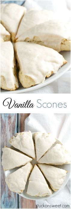 Vanilla Scones | stuckonsweet.com