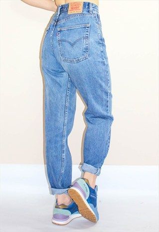 Vintage 80s Levis 504 High Waisted Jeans
