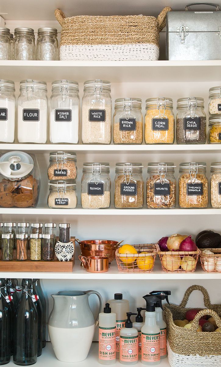 When it comes to pantry organization, it’s out with the old and in with the new
