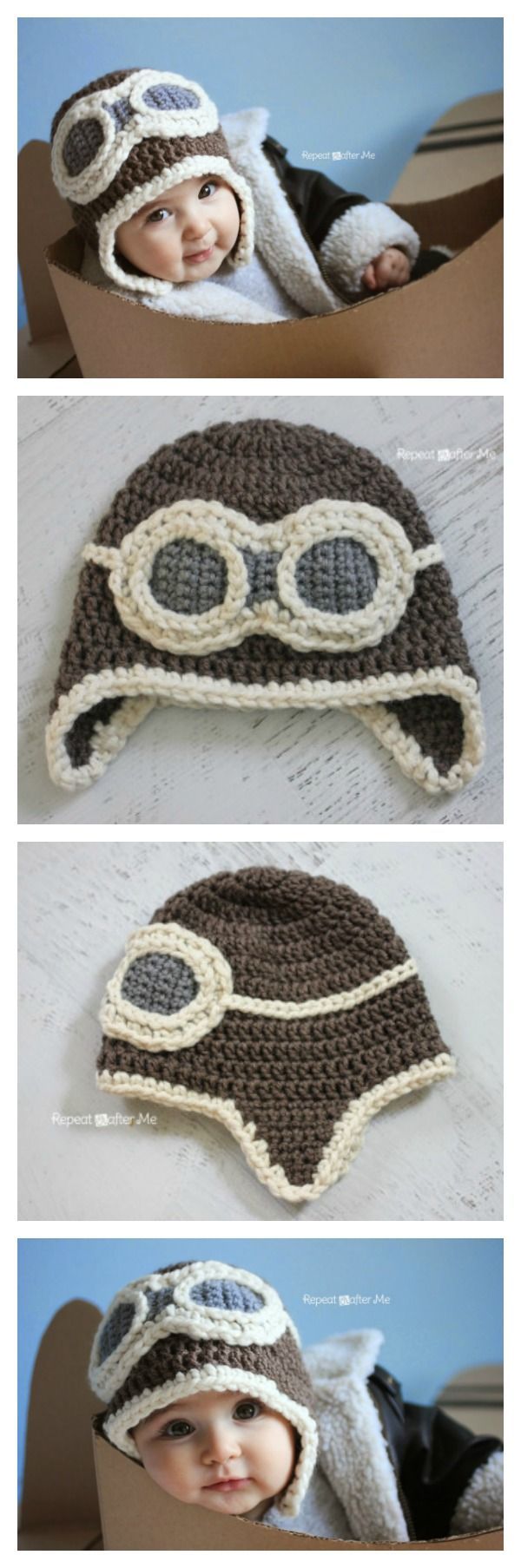 Aviator Hat FREE Crochet Pattern