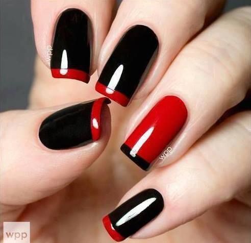 Black&Red Nails