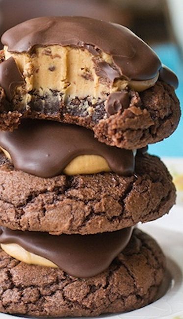Buckeye Brownie Cookies Recipe plus 25 more of the most pinned cookie recipes on Pinterest