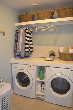 Could totally make this work in our small laundry room closet!