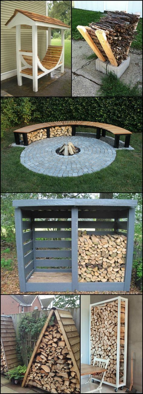 Firewood Storage Ideas  theownerbuilderne…  Do you have a wood burning fireplace or even a fire pit at home? If you use one to