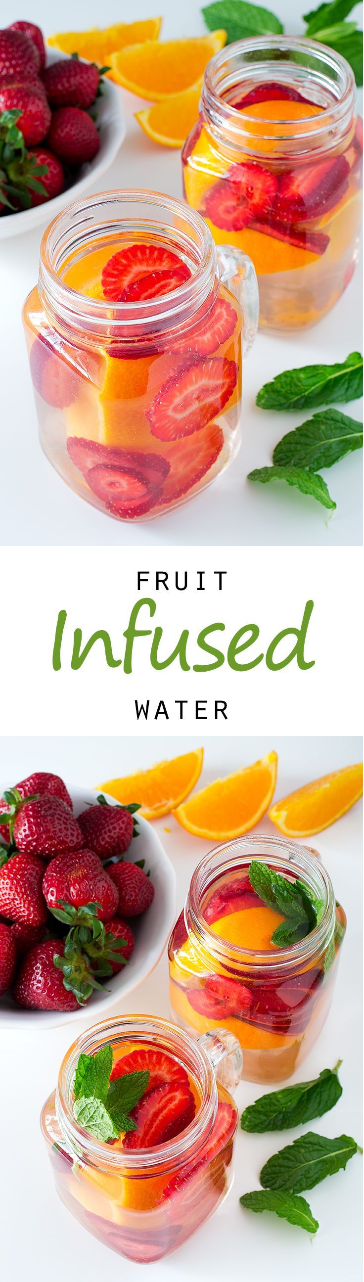 Fruit Infused Water is so refreshing and hydrating! // In need of a detox? 10% off using our discount code ‘Pinterest10’ at