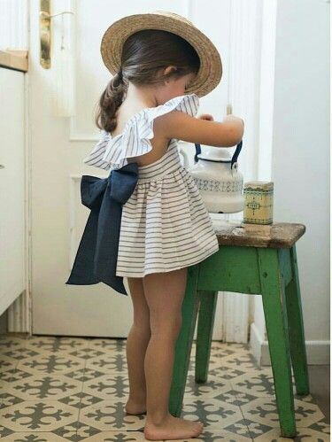 Get ready for days full of tea parties with this adorable romper and sunhat. #summerstyle