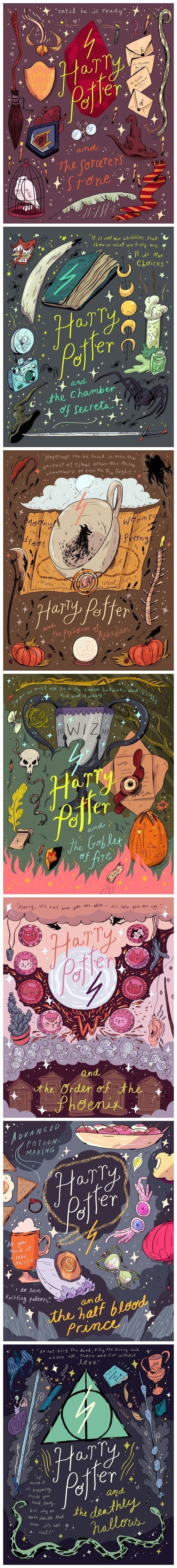 Harry Potter print Illustration from natalie-andrewson…