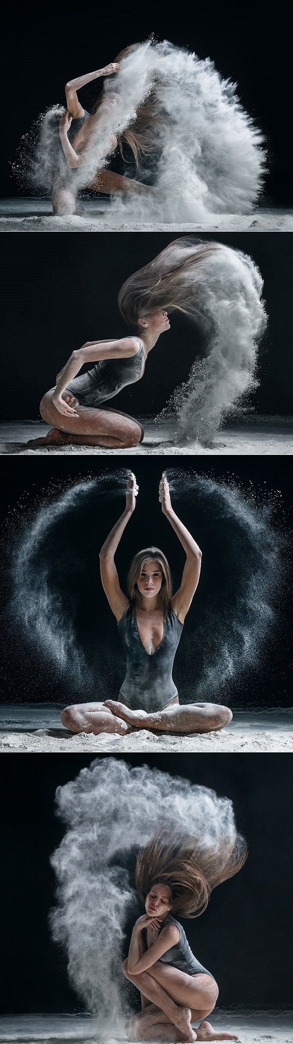 I love this series. The style of dance isnt exactly what I was looking for but her movements and the movement of the flour is. I