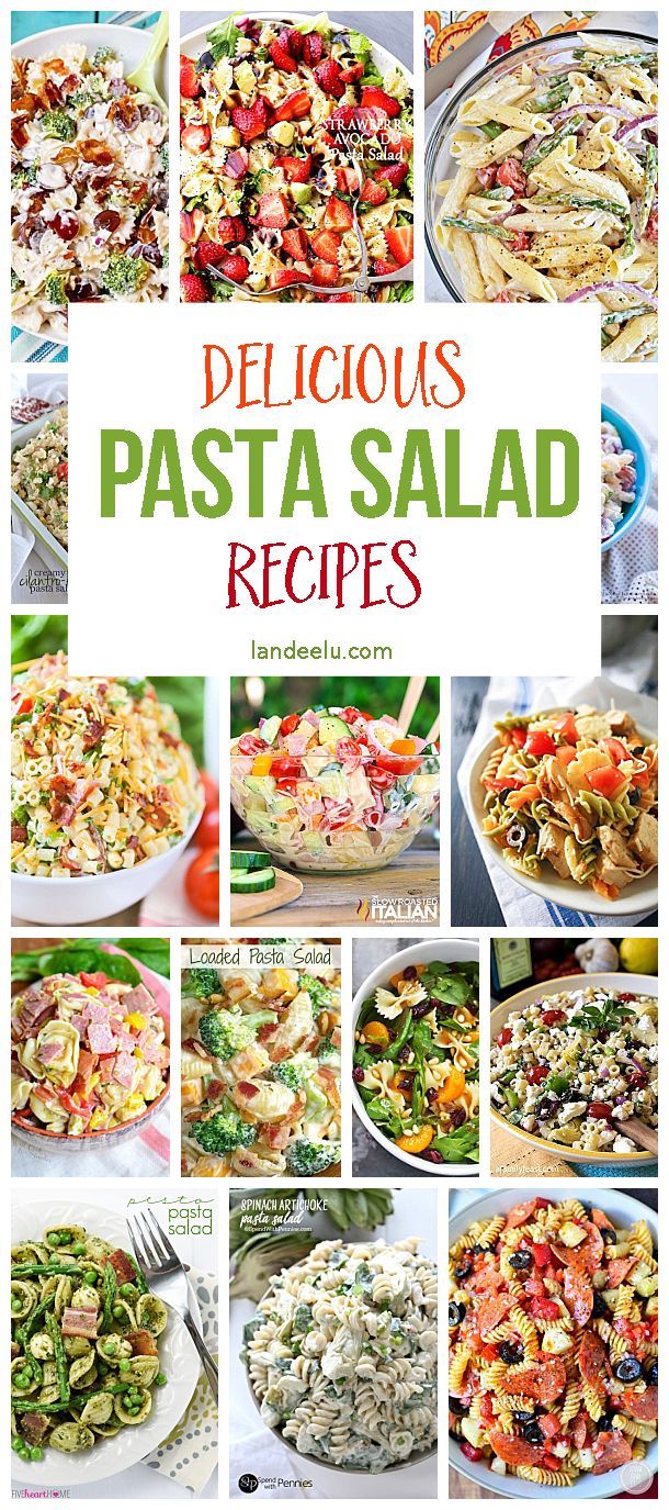 If youre looking for the perfect pasta salad recipe Ive got it for you! Ive collected the best pasta salad recipes from around the