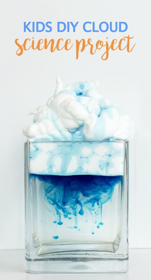 Make learning fun with this Kids DIY Cloud Science Project. Using shaving cream and food coloring, your kids can see the beginning