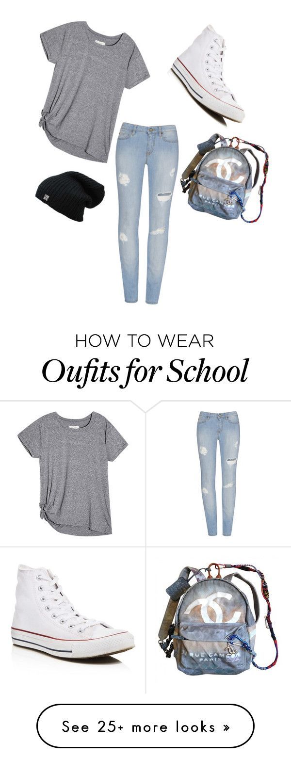 “School Days” by crazy4fashion522 on Polyvore featuring Converse and Chanel