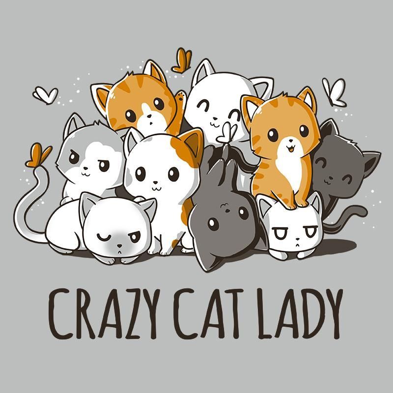 Crazy Cat Lady T-Shirt TeeTurtle