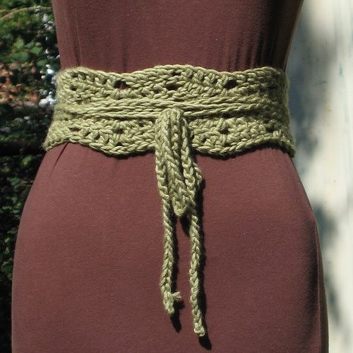 crochet belt