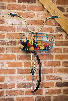 Evergreen Enterprises, Inc Front Basket Metal Bicycle and Planter Wall Decor