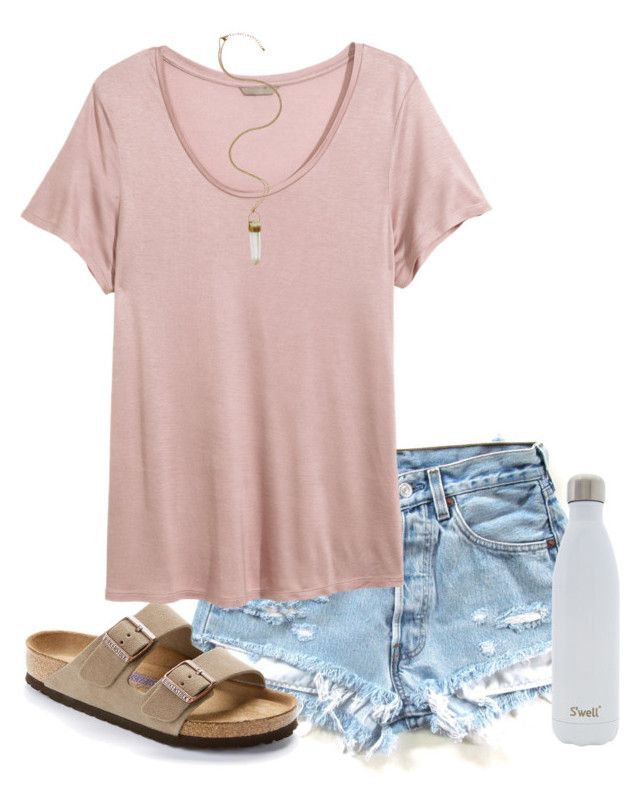 “sould i make a spring break look book?” by mlainezrubi on Polyvore featuring Birkenstock, Hwell, womens clothing, women, female,