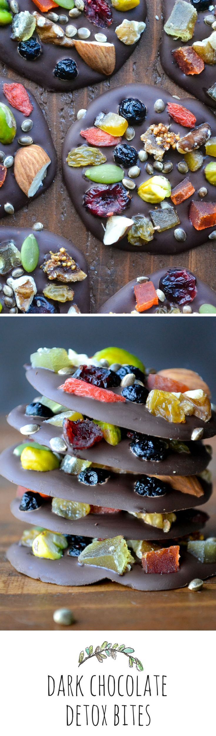 The healthy way to do dessert! Dark Chocolate Detox Bites – I cant wait to try these!