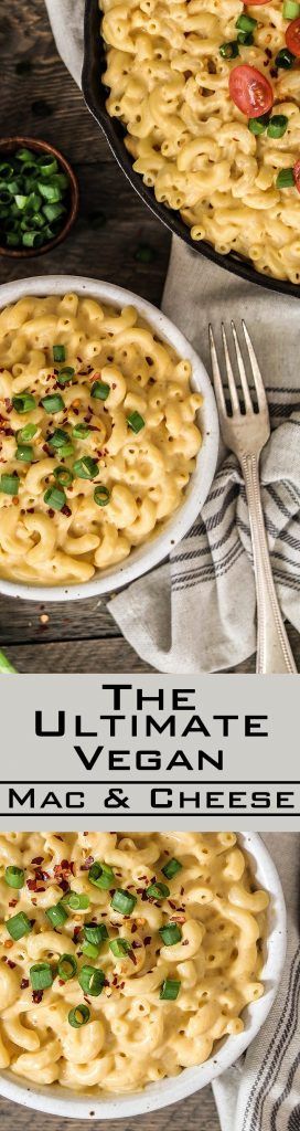 The Ultimate Vegan Mac n Cheese ~ super creamy, rich & oh-so dreamy! It takes less than 30 minutes to make & it’s gluten-free. The