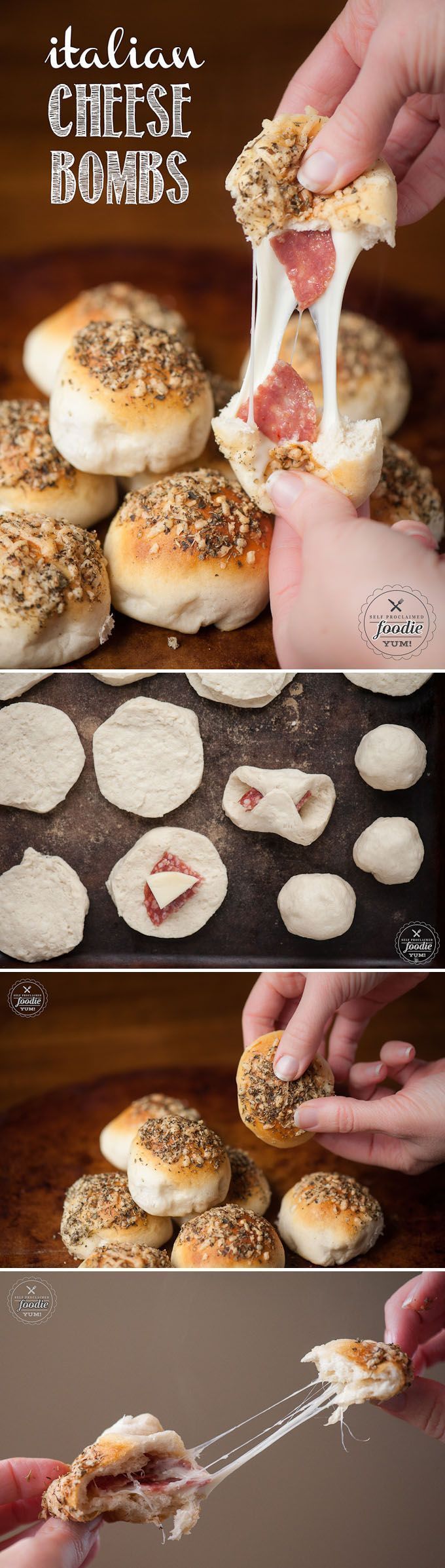 These Italian Cheese Bombs take only minutes to prepare using premade biscuit…