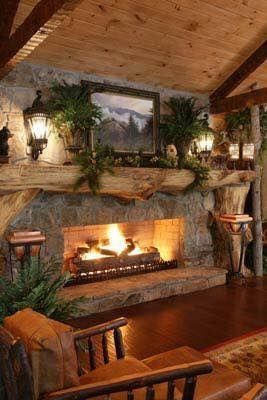 This! Id love to get cozy in front of this fireplace. What do you think?