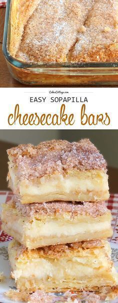This version of sopapilla cheesecake bars is quick and easy with minimal effort. It starts and ends with Crescent Rolls, with