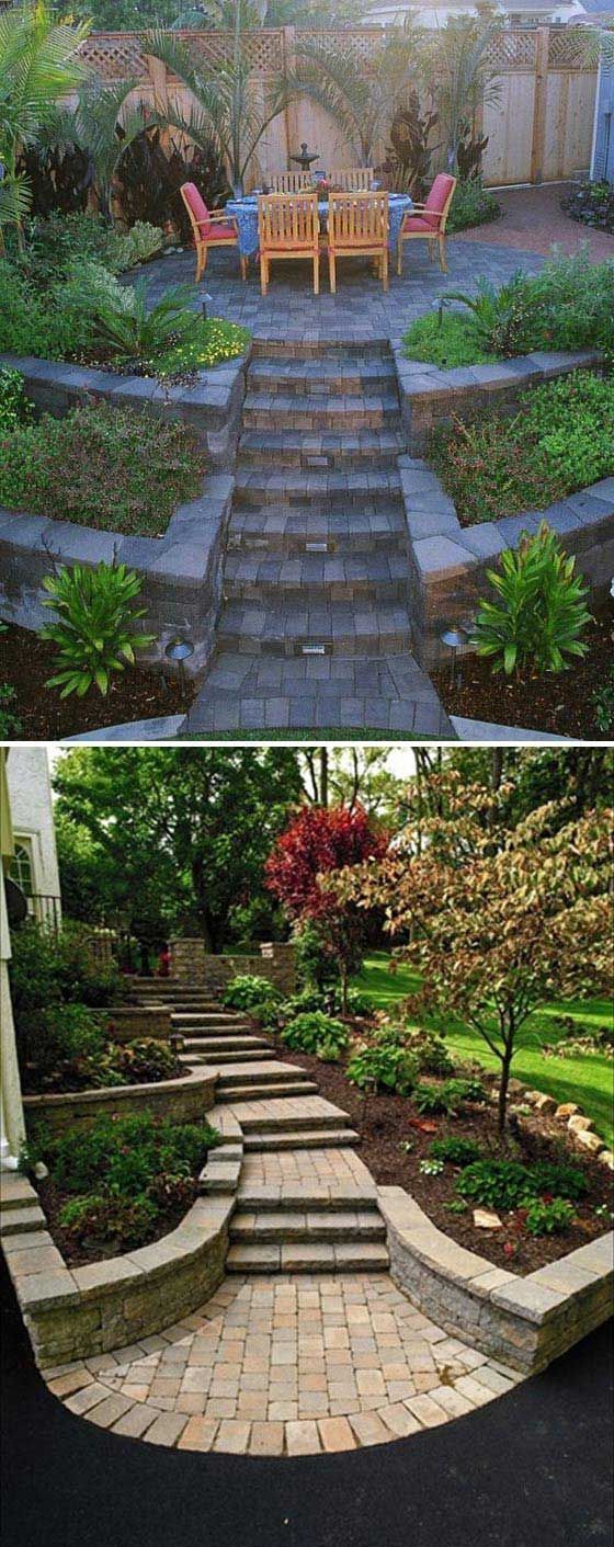 22 Amazing Ideas to Plan a Slope Yard That You Should Not Miss