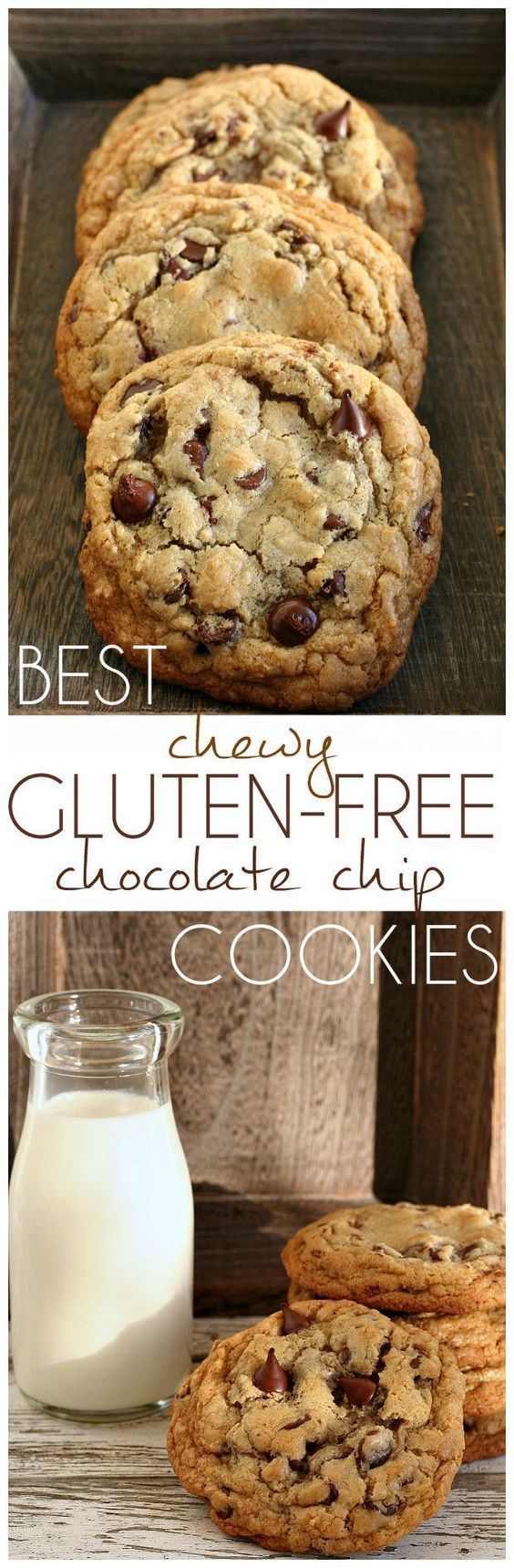 Best Chewy Gluten-Free Chocolate Chip Cookies Recipe- Amazing cookies with chewy…