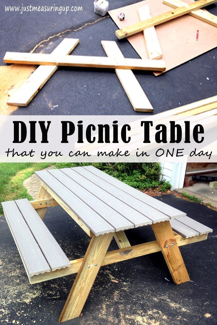 Build a Picnic Table in One Day