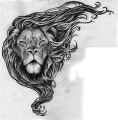 Lion Tattoos, maybe on the shoulder blade. :)