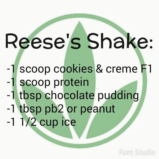 Reese’s Herbalife shake.. use sugarfree chocolate pudding www.goherbalife.c…
