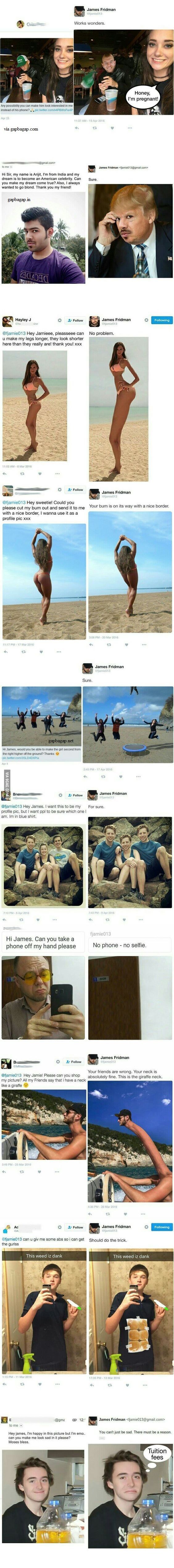 Top 10 Funny Photoshop By James Fridman