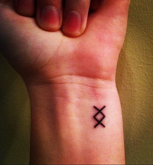 Viking symbol meaning “When theres Will, theres a way.”