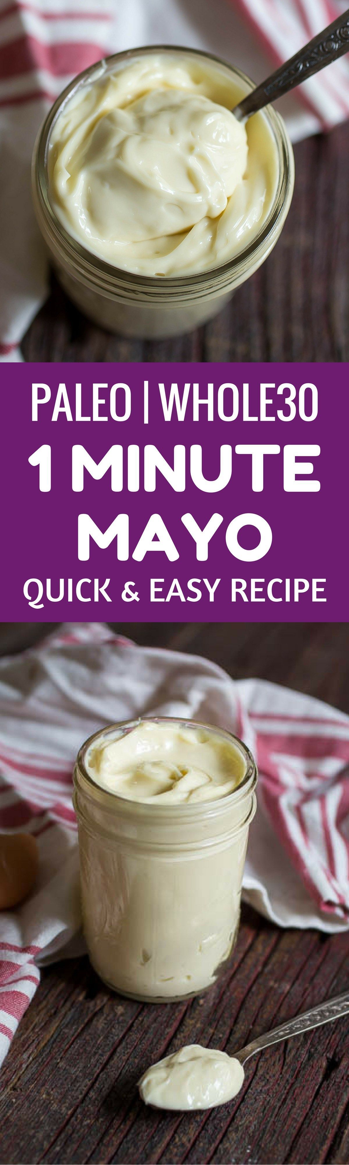 Whole30 1 Minute Mayo Recipe | The Movement Menu