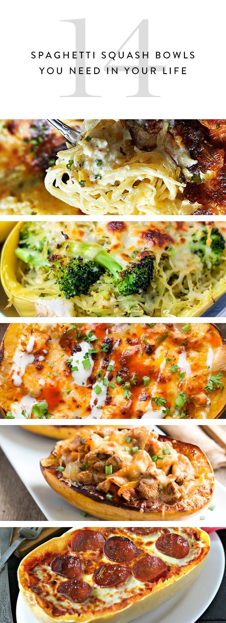 14 Spaghetti Squash Bowls You Need in Your Life via @PureWow
