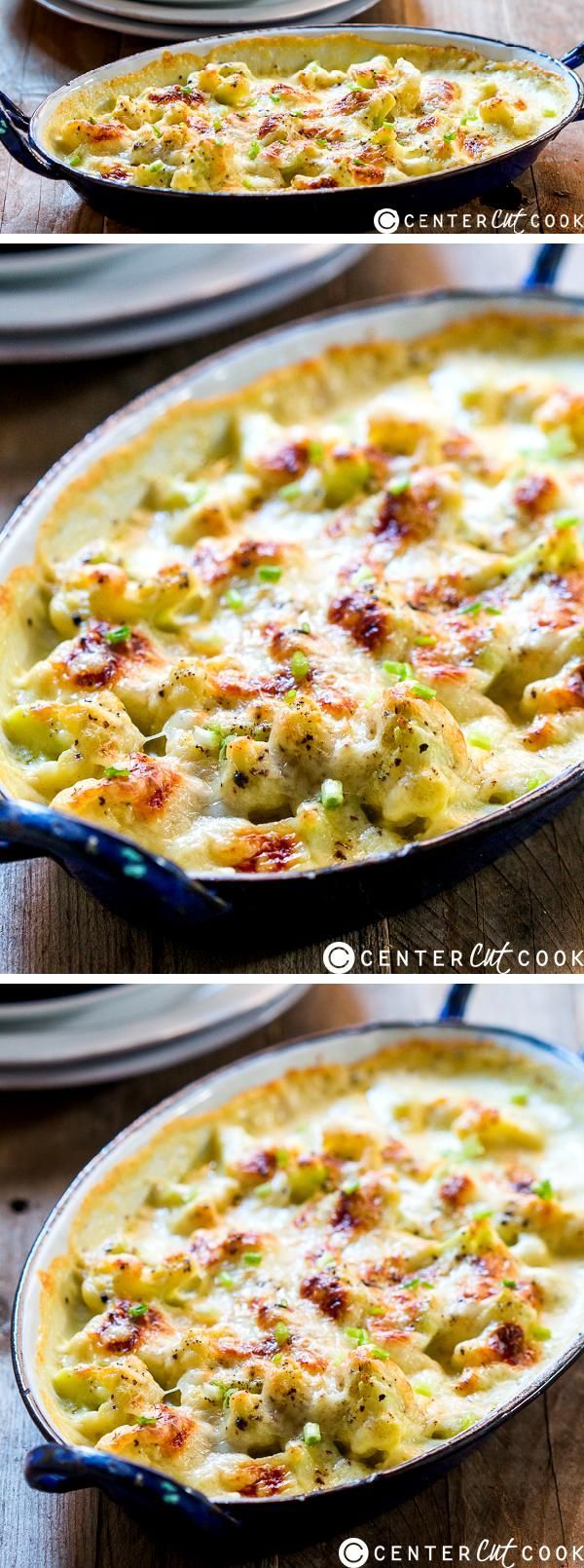 A cheesy garlic cauliflower gratin never fails to impress people at the thanksgiving table. Because its low carb, but oodles of