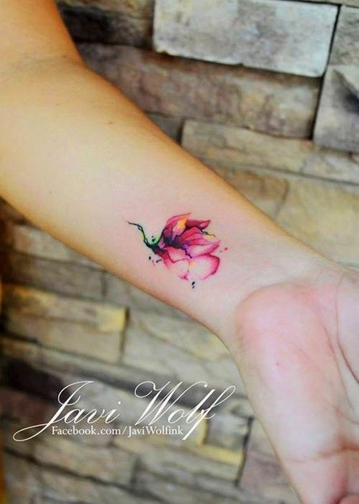 Beautiful watercolor tattoo