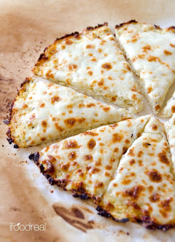 Cauliflower Pizza Crust #SkinnyFoxDetox [ SkinnyFoxDetox.com ]