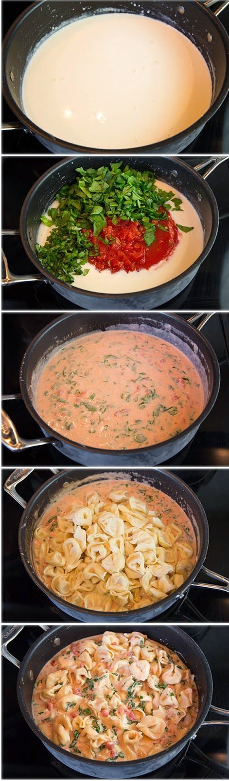 Creamy Spinach Tomato Tortellini – cookclouds