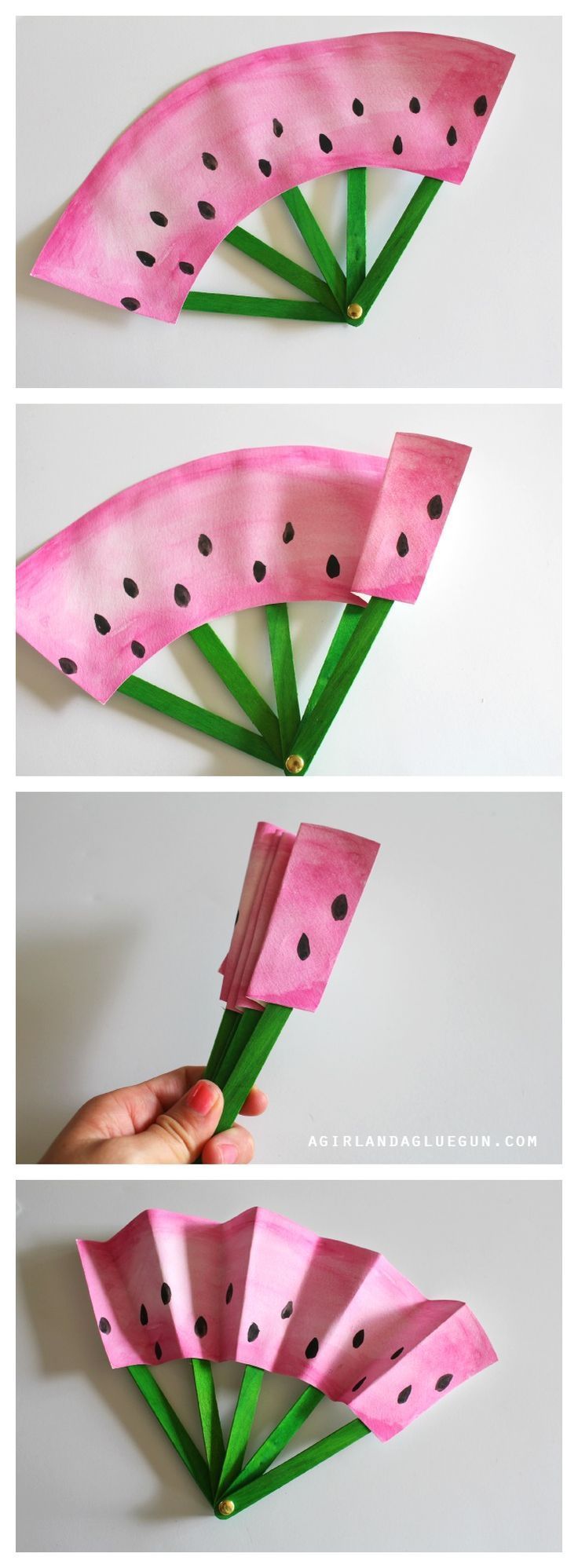 Create a fun DIY Fruit Fan with this adorable kids craft which is perfect for summer. Keep the kids busy with this fun and simple