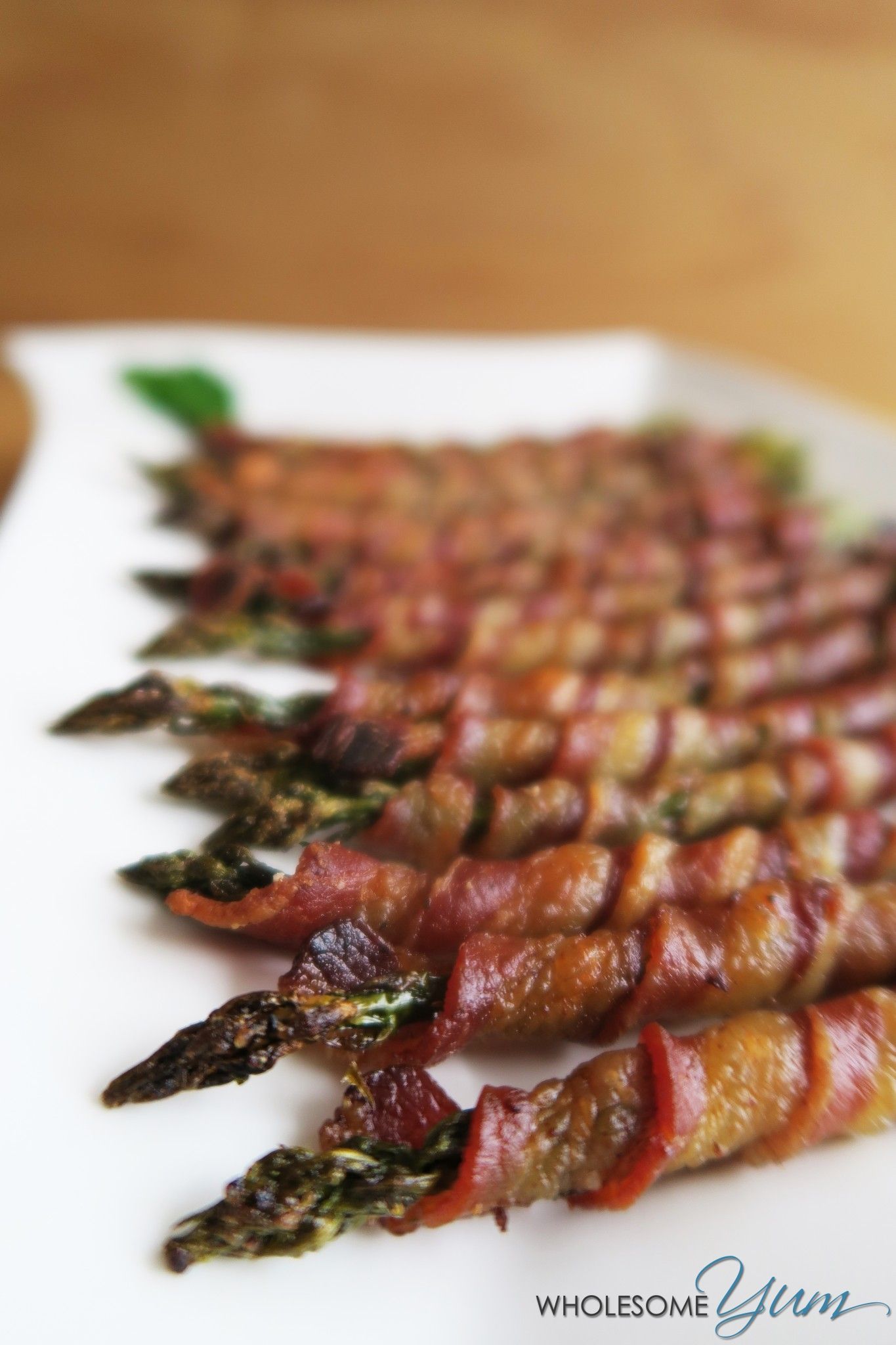 Crispy Bacon Wrapped Asparagus (Paleo, Low Carb) | Wholesome Yum – Natural, gluten-free, low carb recipes